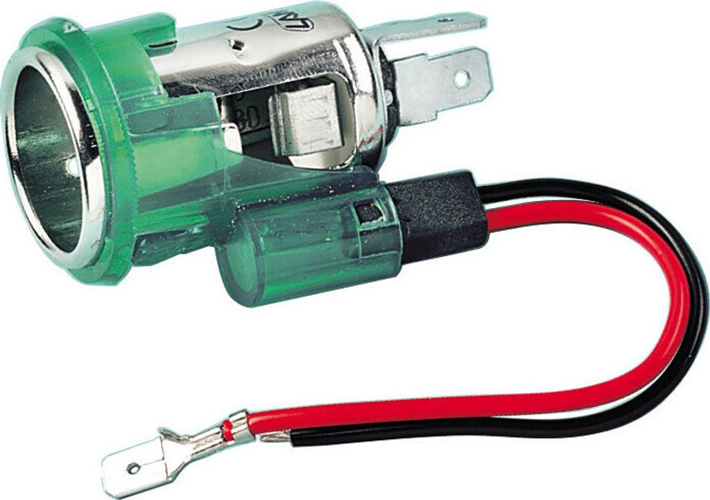 Euro-Style, Steckdose Zigarrenanzünder beleuchtet 12V