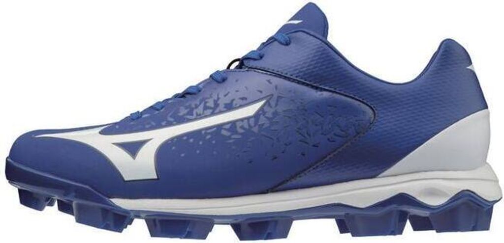 Mizuno Wave Select Nine (320584) 5,0 Royal/White Baseball/Softball Schuhe | Molded Cleats Stollen