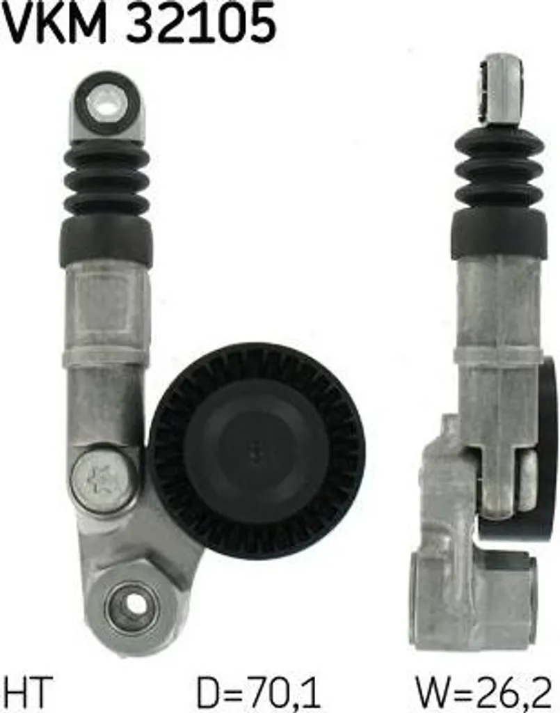 Tendeur SKF VKM 32105 haute résistance OE 51837698 pour moteur JTDm