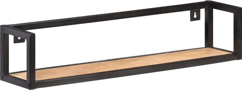 vidaXL Wandregale 2 Stk. 80 cm Raues Mangoholz Produktbild 