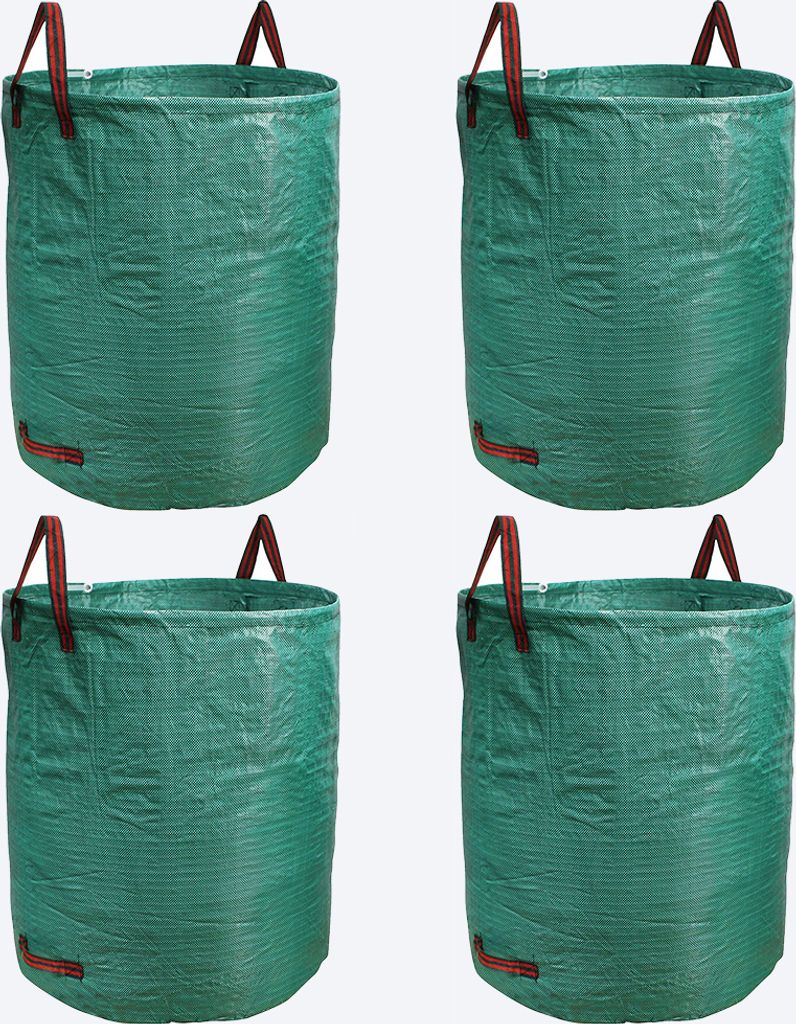 4x Gartenabfallsack Laubsack Gartensack mit Griffen - Produktbild 