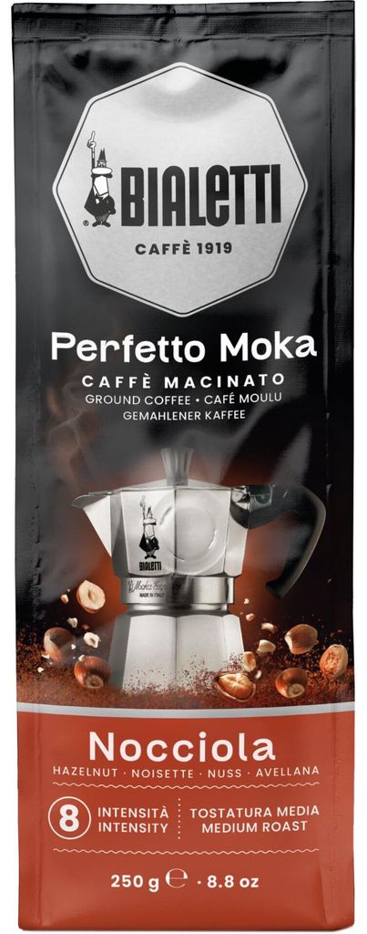 Bialetti Perfetto Moka Hazelnut, 250 g, Středně pražená, Obrázek produktu 