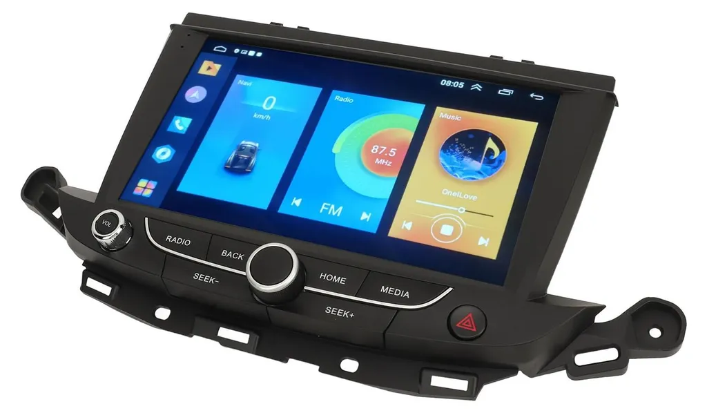 Écran tactile 9 pouces HD avec Carplay et GPS pour Opel Astra-K MK7