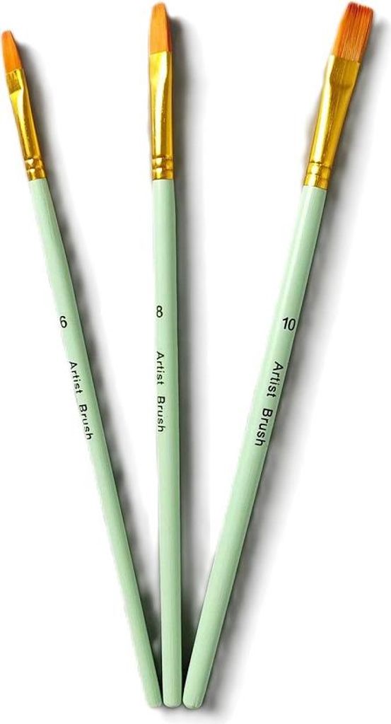 Flachpinsel Set Profi 3 Tlg.