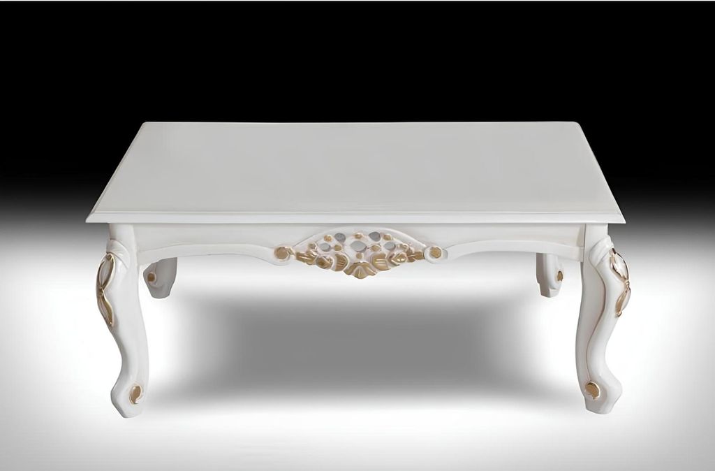 Couchtisch Tisch Luxus Tisch Wohnzimmer Design Tische Rechteckig Weiß