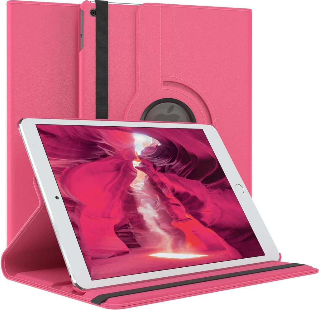 EAZY CASE - Tablet Hülle für Apple iPad 2018 (6. Gen.) Schutzhülle, Tablet Case 360° drehbar in Rosa
