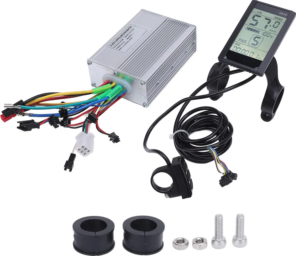 Contrôleur Silencieux 20A Onde Sinusoïdale avec Console LCD S830 Alu