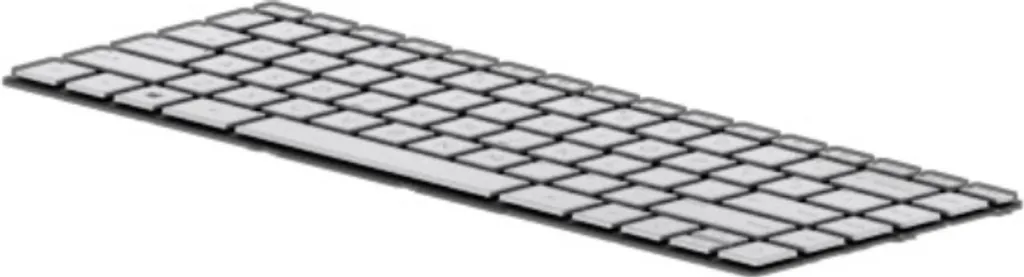 Clavier HP Rétroéclairé Bleu - Format International Haute Performance