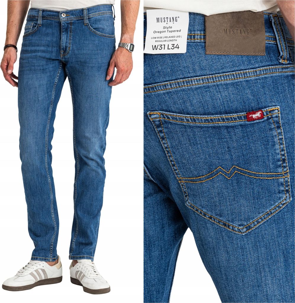 MUSTANG | Oregon Tapered | Pánské džíny Slim Fit | W31 L30 Obrázek produktu 