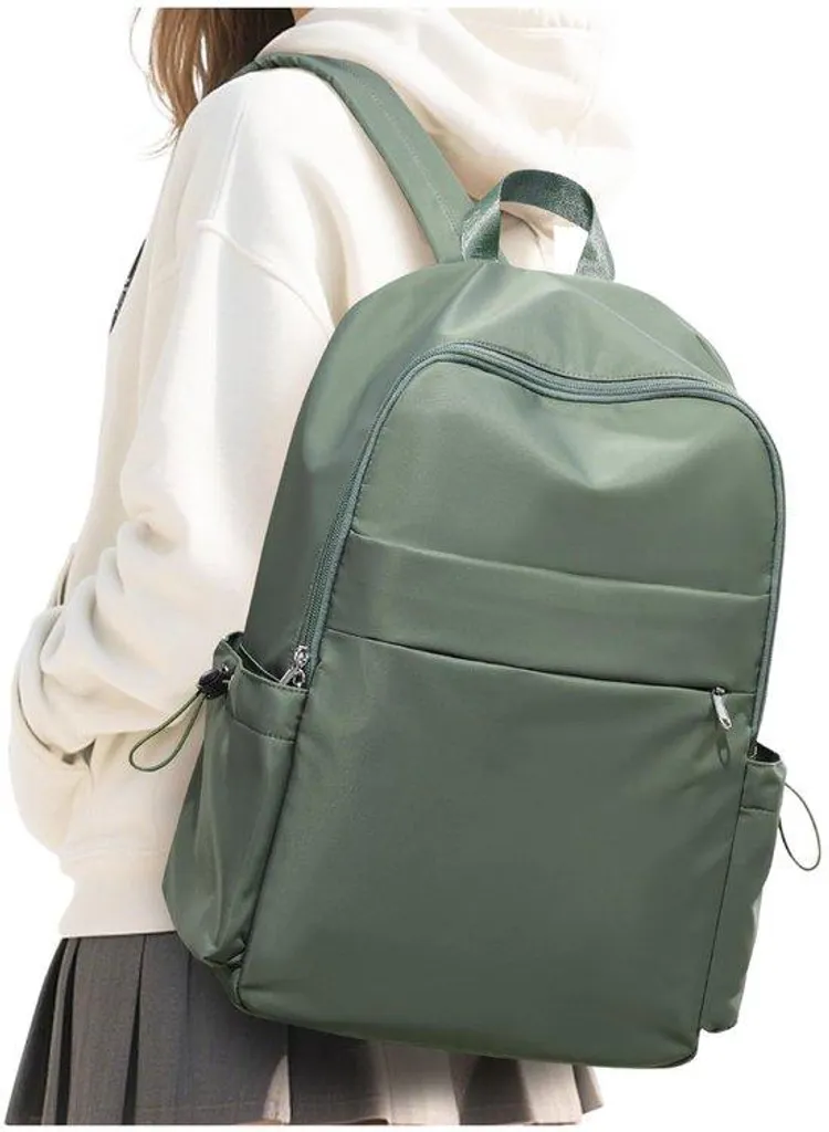 Sac à dos école filles imperméable vert pour protéger les cahiers du dos