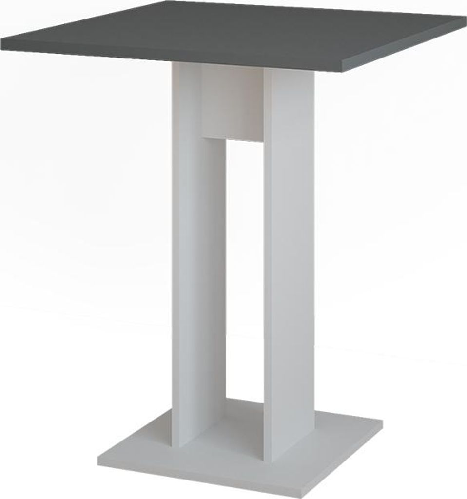 Esstisch Vicco Repose Weiß/Anthrazit 65 x 65 cm, Model Produktbild 