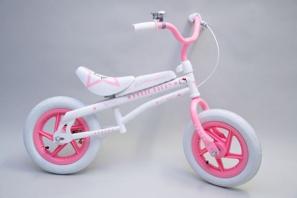 HELLO KITTY Laufrad - Lauflernrad 12 Zoll Weiß