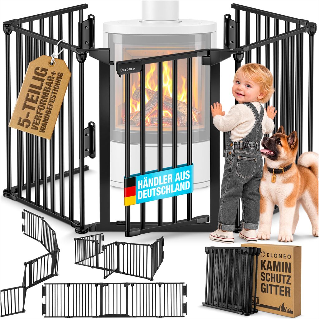 ELONEO, rejilla de protección para chimeneas, 75 cm de Imagen del producto 