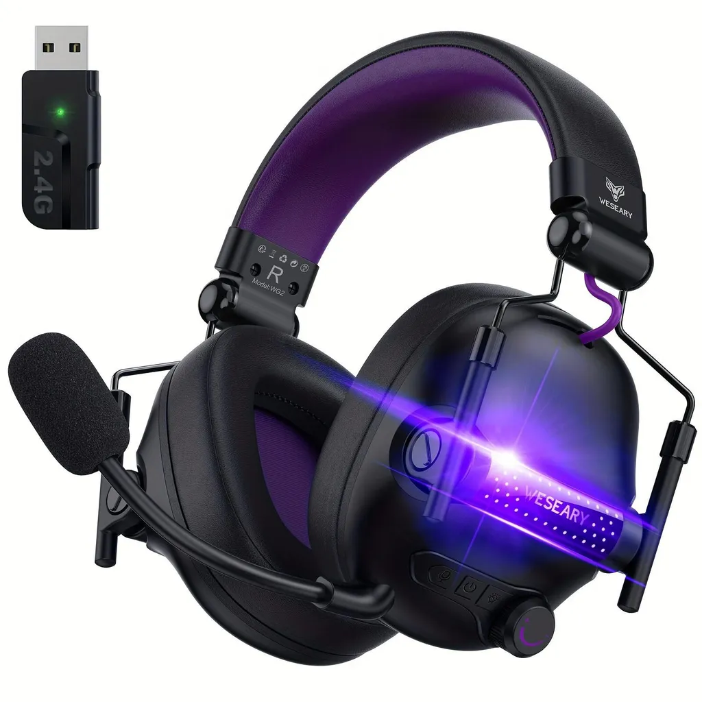 Casque Gamer sans fil pour Jouer sur PC et Switch sans latence WG2