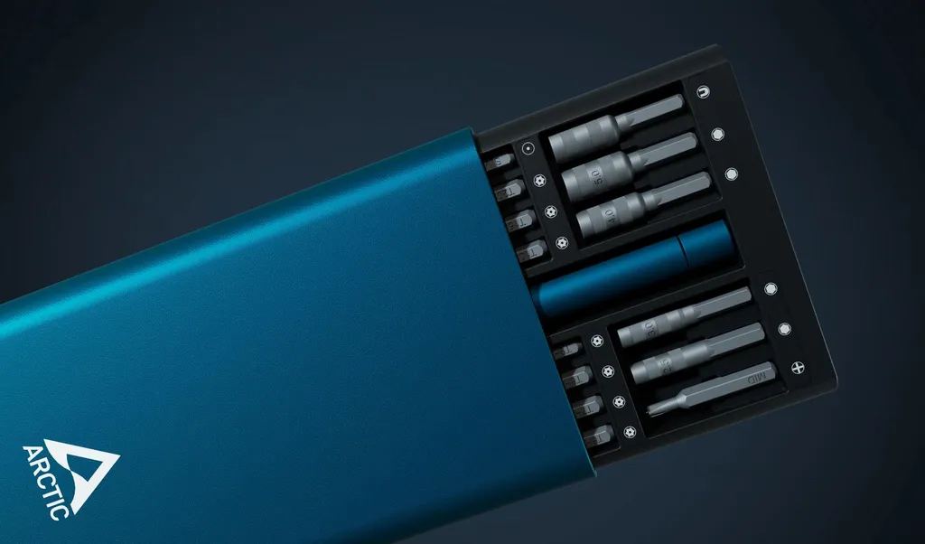 ARCTIC Kit de Tournevis de Précision Bleu Foncé - Set Multi-embouts