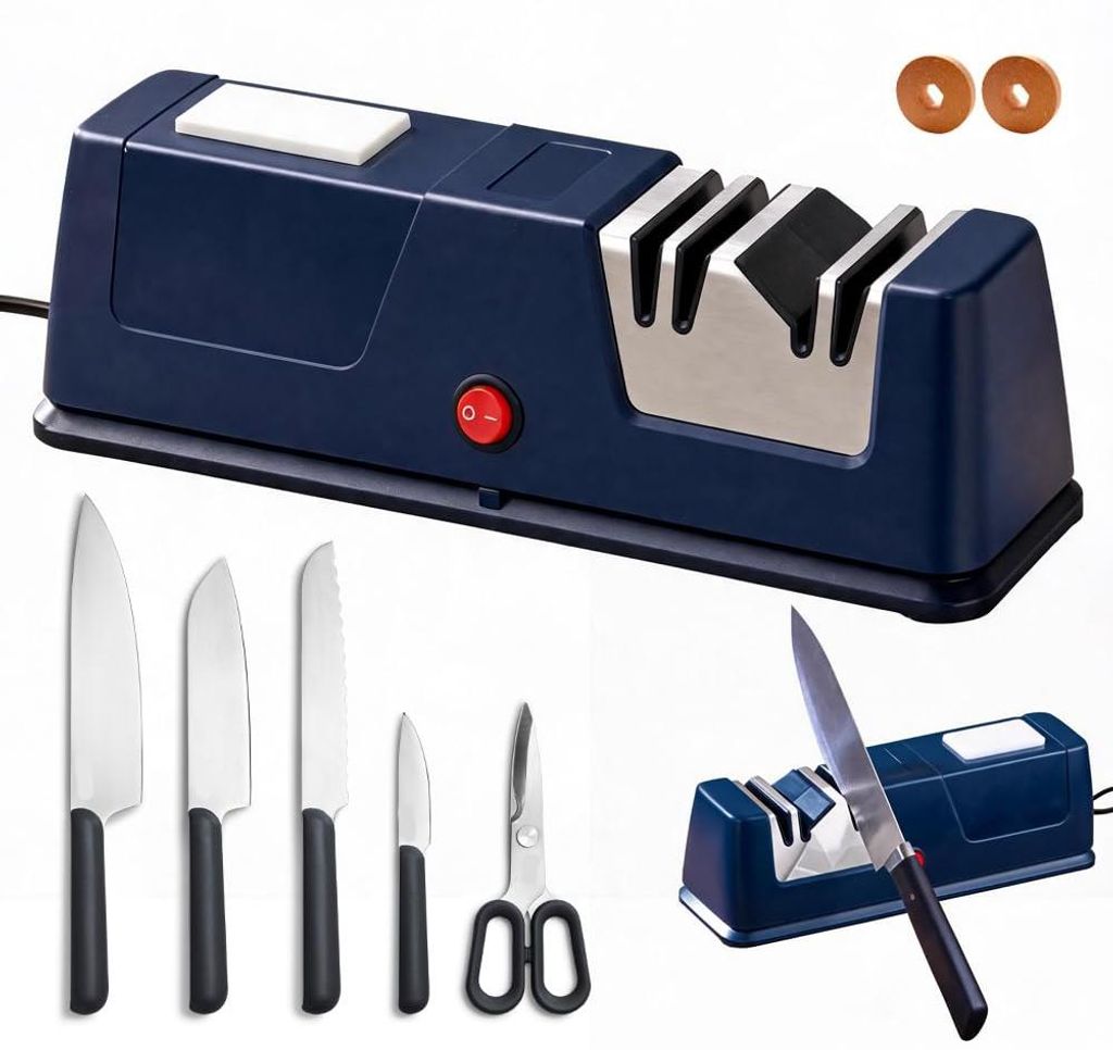 Elektrischer Messenschärfer, 5-in-1, für Küchenmesser