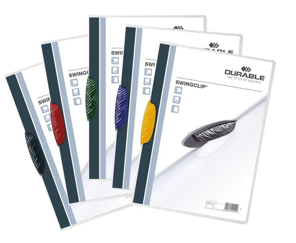 DURABLE Chemise avec clip SWINGCLIP® 30 A4 transparent, Image du produit 