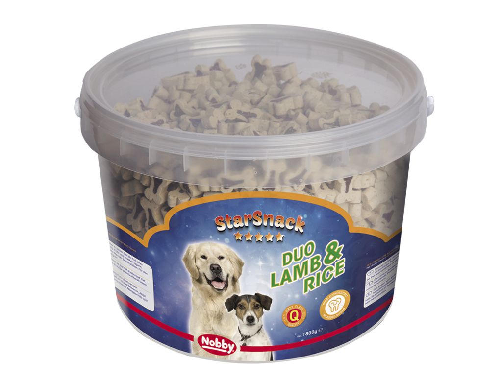 Nobby StarSnack "Duo Lamb & Rice" Eimer 1,800 g