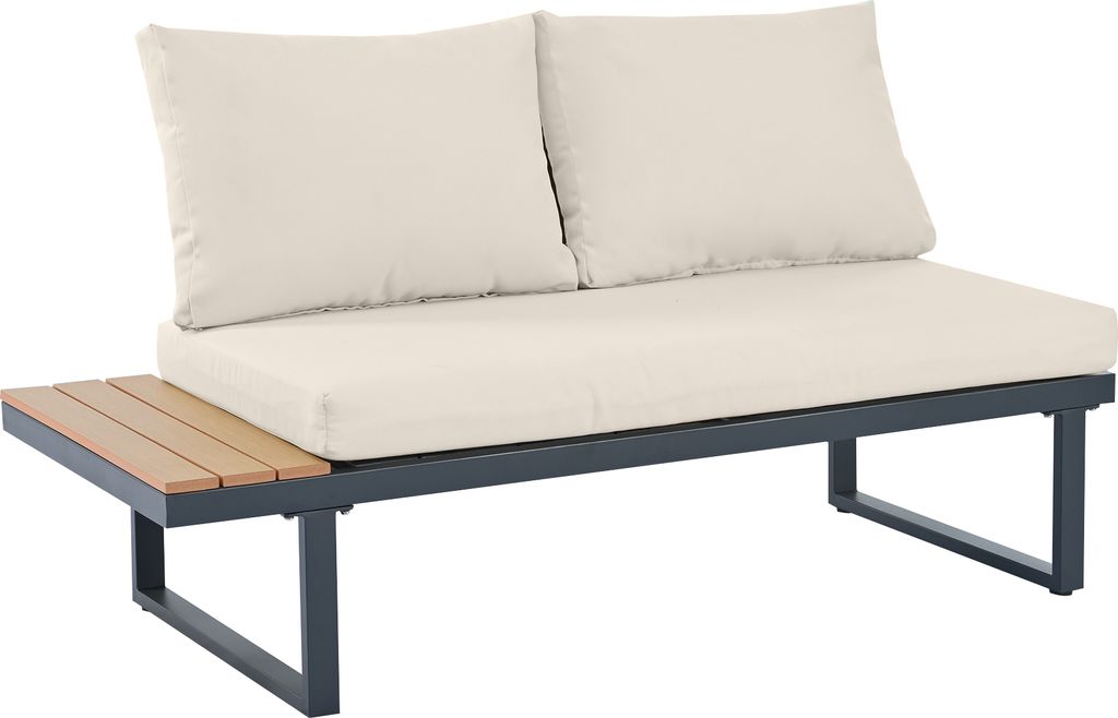 Merax Gartenmöbelset Ecklounge mit Kissen und Stahlrahmen, Produktbild 7