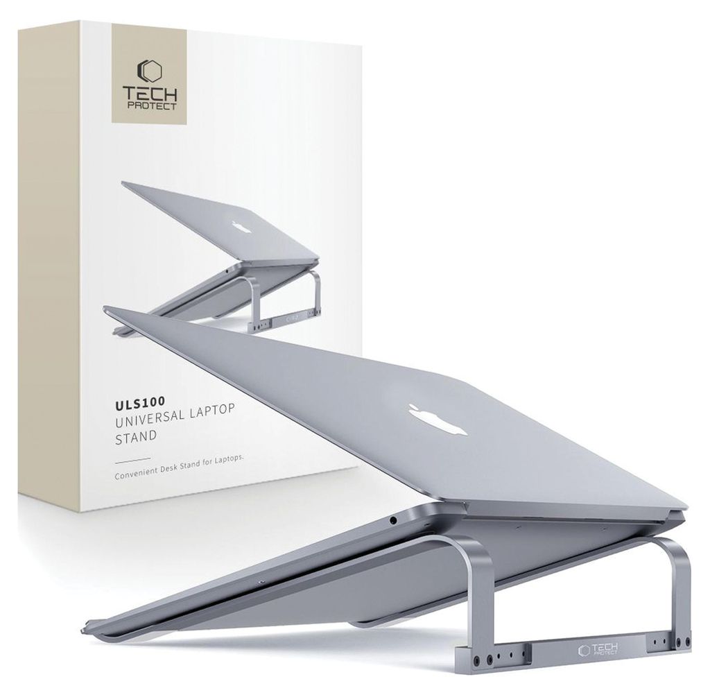 Tech-Protect Uls100 Universal-Laptopständer Grau Produktbild 
