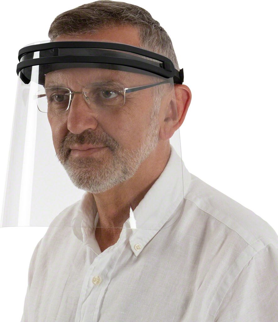 Faceshield mit Gummibund, weiche Stirnauflage Produktbild 