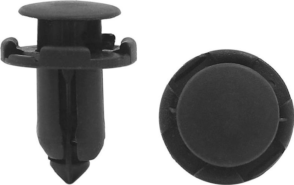 50Stk. 9mm Loch Plastik Nieten Fastener Clip Schwarz für Auto Kotflügel de