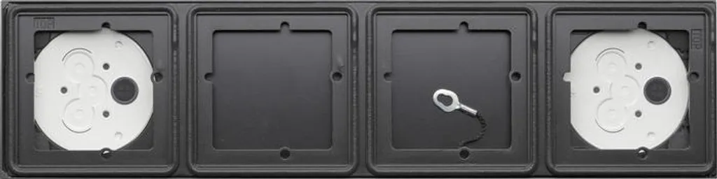 Boîtier de Montage en Saillie GIRA Anthracite pour Interrupteur 55