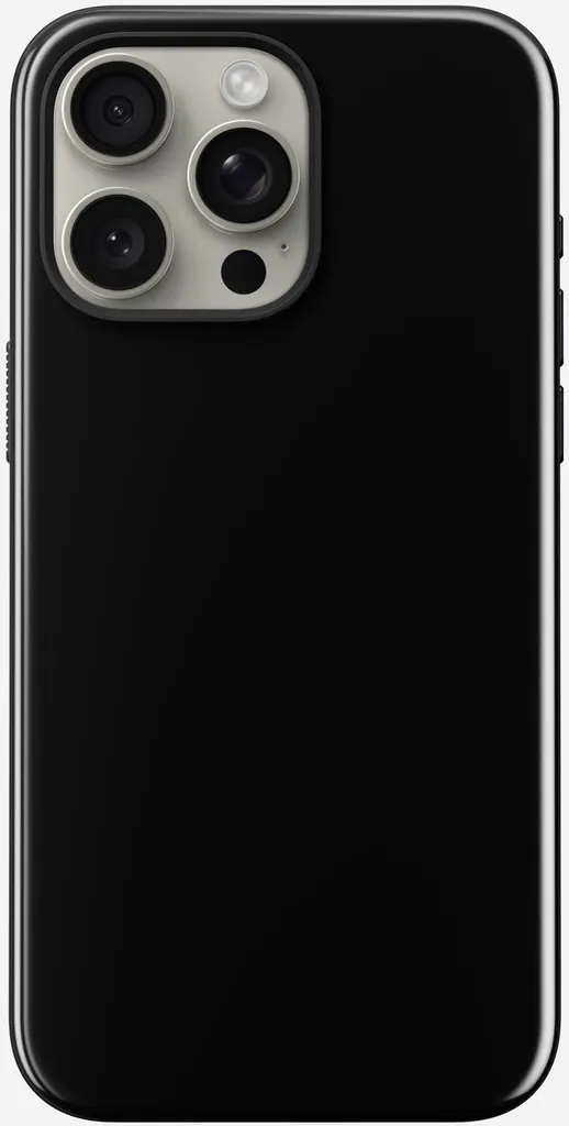 Coque iPhone 15 Pro Max Nomad Sport - Protection MagSafe Noir Brillant