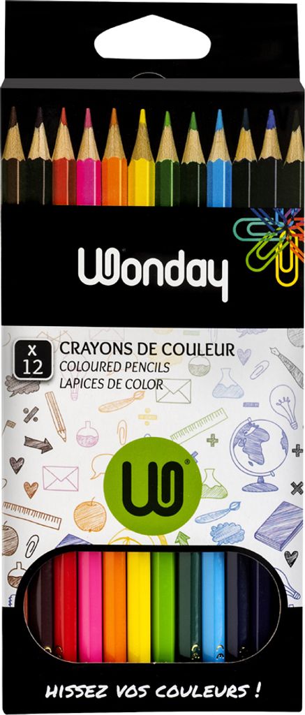 Wonday Buntstifte 12er Kartonetui Produktbild 