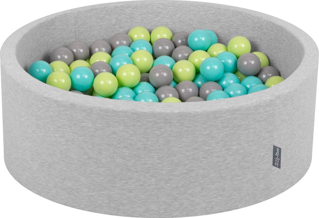KiddyMoon 90x30cm/200 míčků ∅ 7cm Kulatý Suchý Bazén s Obrázek produktu 