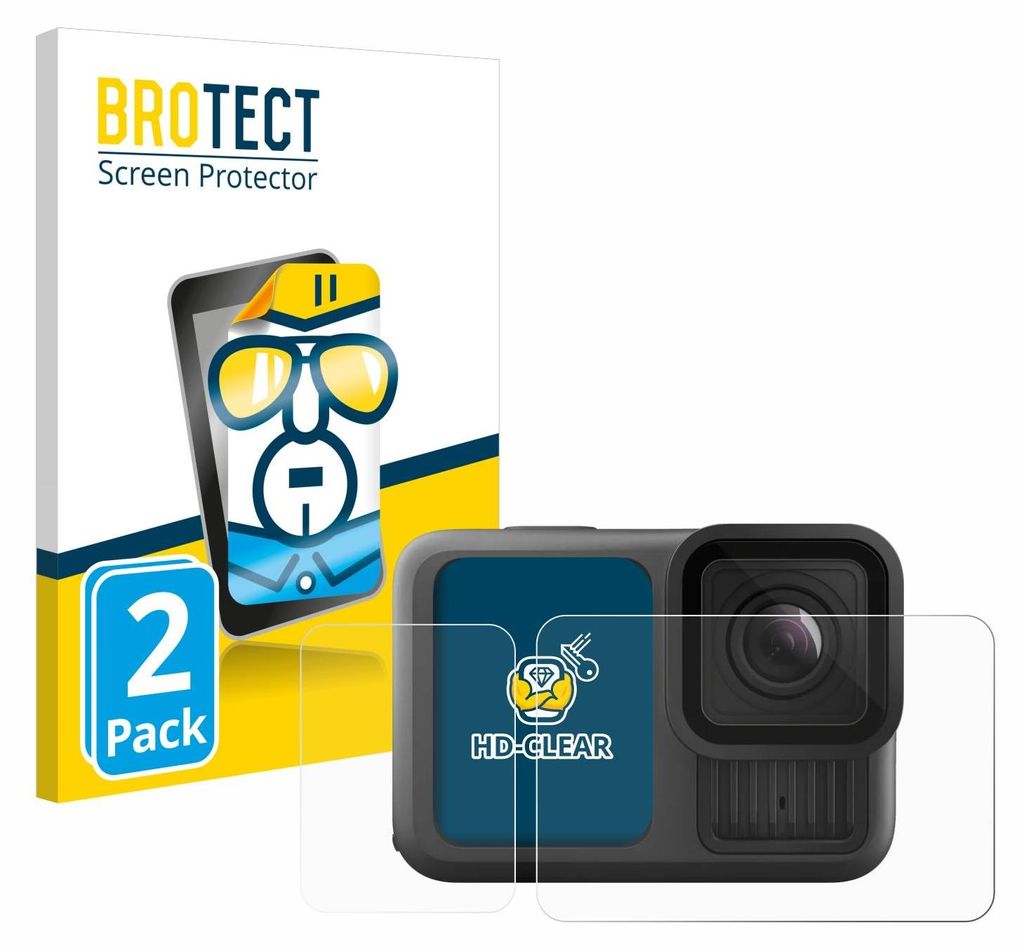 2x Für GoPro Hero 13 Black Schutzfolie BROTECT Produktbild 