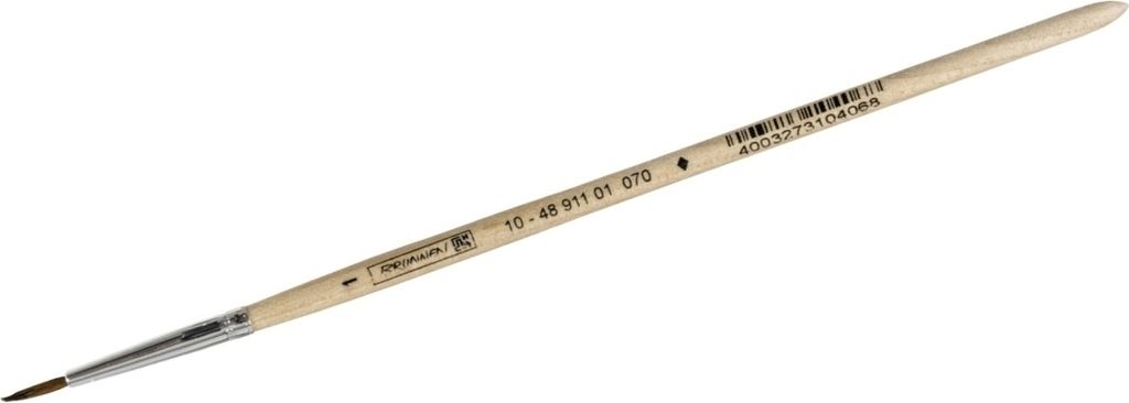 Feinhaarpinsel Schule Holz 1 Packung mit 12 Stück