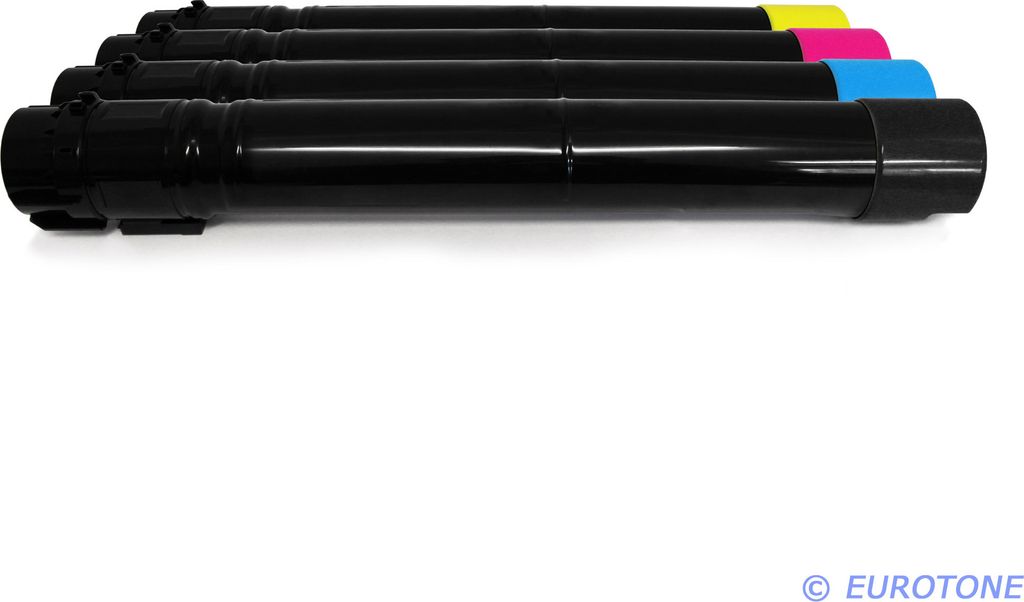 4x XXL Eurotone Toner Alternative für Dell 593-10925 N848N Black Schwarz / 593-10922 P614N Blau Cyan / 593-10923 R272N Rot Magenta / 593-10924 T22...