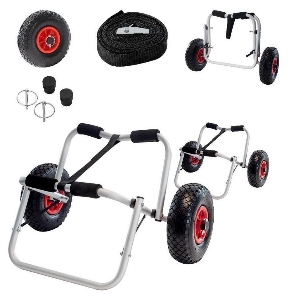 BRUNELLI TRANSPORTWAGEN Kajak Boot Kanu SUP Surf Board Trolley Boot - Groesse: 2 Stück