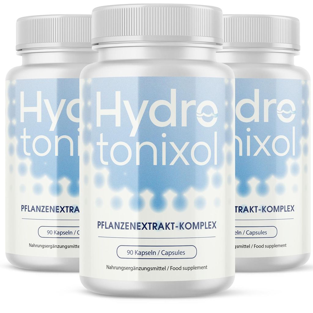 HydroTonixol Kapseln | Pflanzenextrakt Komplex mit Apfelessig & Guarana | Einfache Einnahme | 90 Kapseln | 3x
