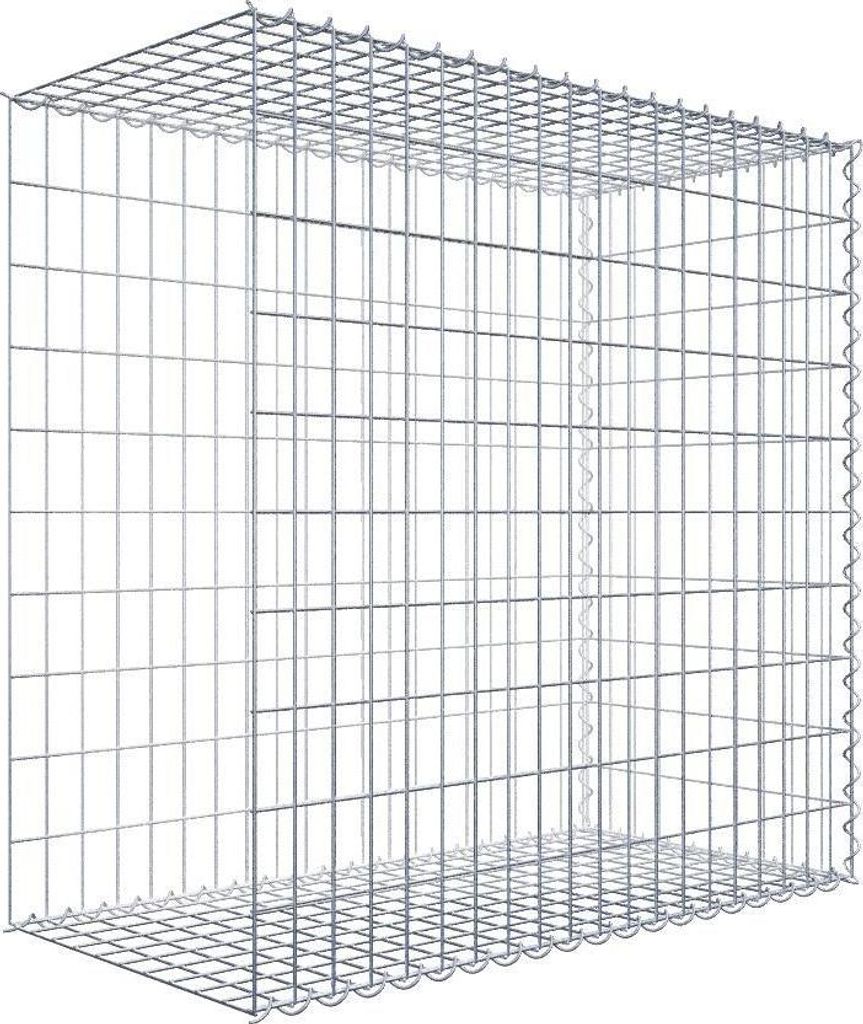 Anbaugabione Typ 2 100 cm x 100 cm x 50 cm (L x H x T), Maschenweite 5 cm x 10 cm, Spirale