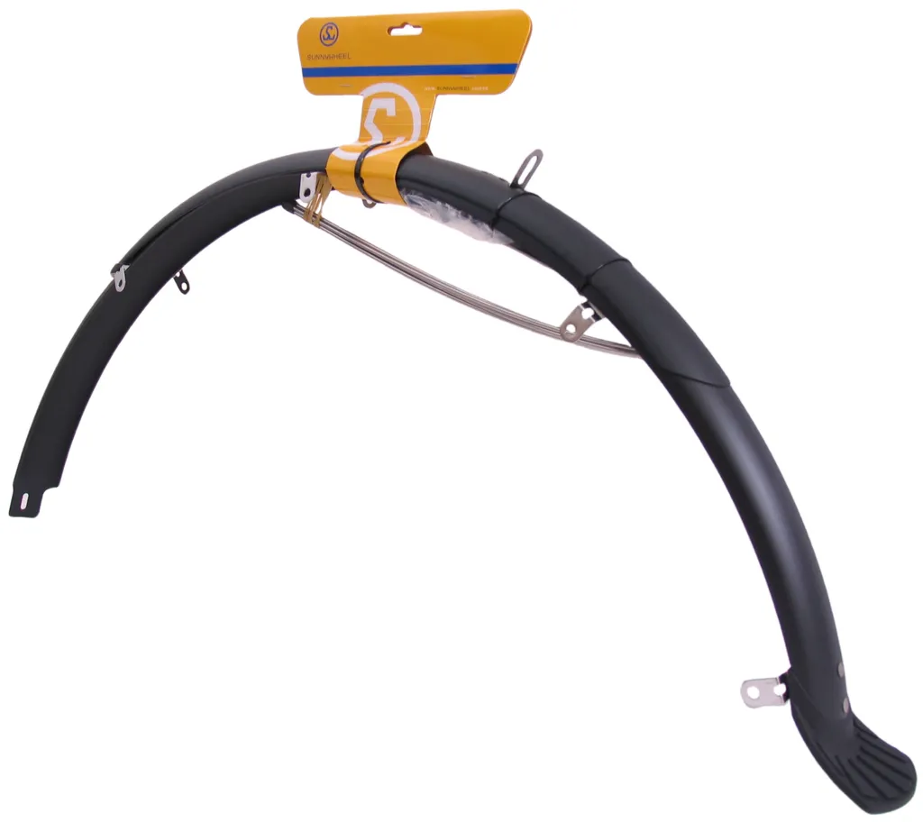 Set Parafanghi Sunny Rad 28 Pollici 50mm Nero Opaco | Bici City Trekking - 1