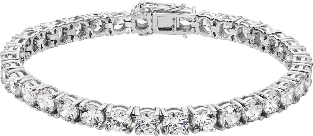 Bracelet Argent 925 anti-ternissement et Zirconium 5mm haute qualité