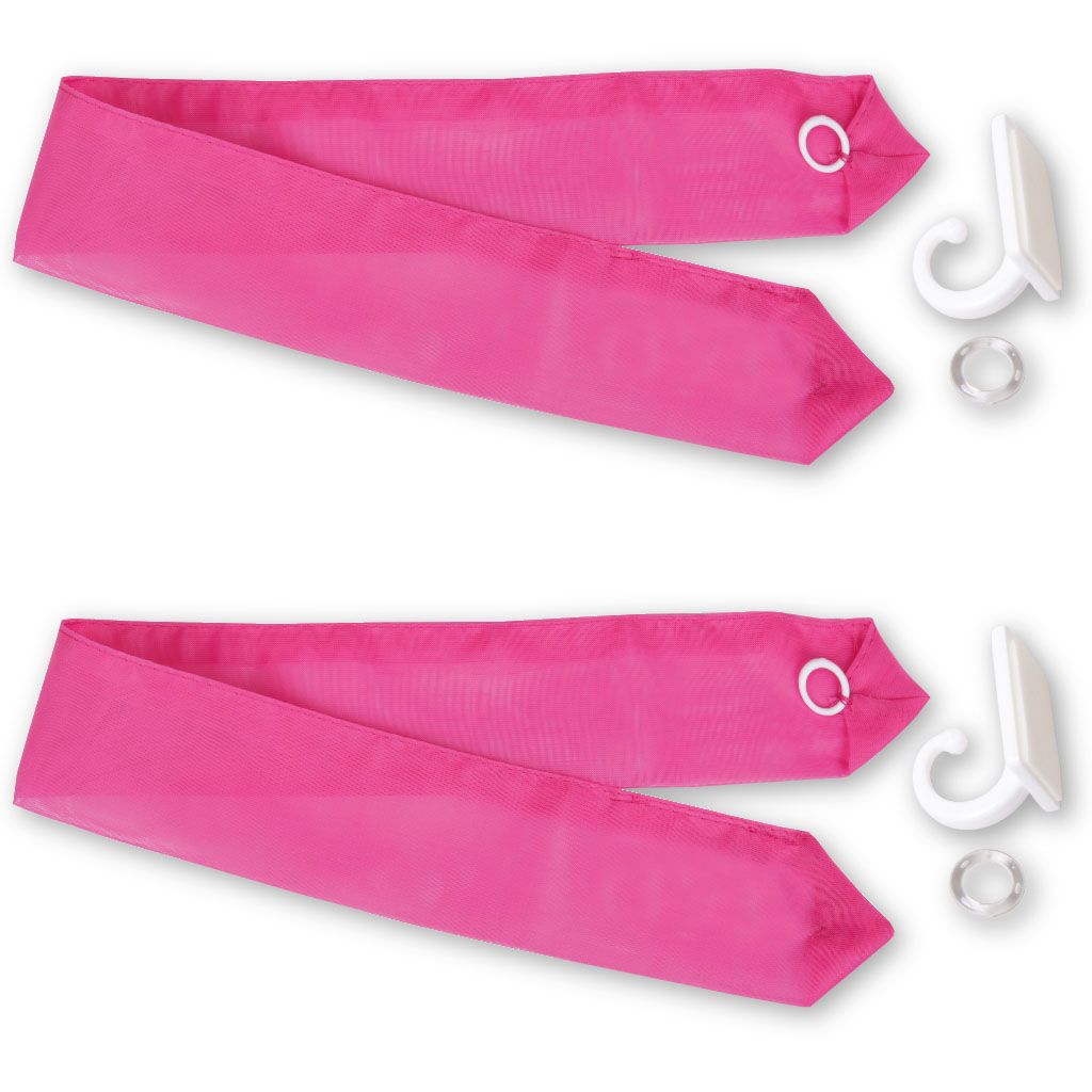 2er Pack Gardine (+ Raffhalter) Transparent Noella Produktbild 