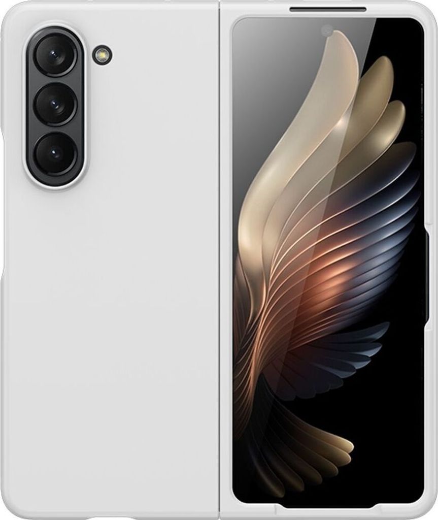 König Design Hülle kompatibel mit Kunststoff Soft Handyhülle - Handy Case Weiß