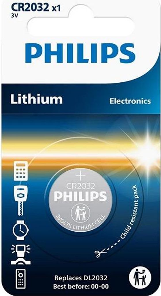 Philips Batteria a bottone al litio CR2032 - CR2032 Immagine del prodotto 