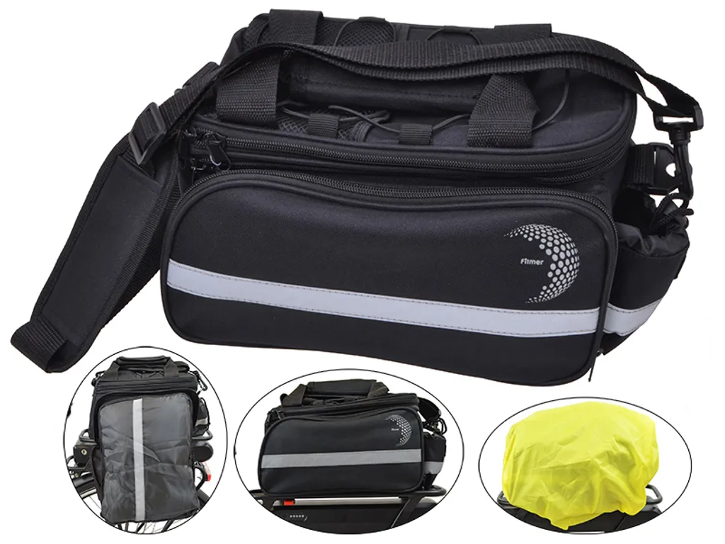 Filmer Premium 49633 Sacoche de porte-bagages On-Top pour vélo de ville