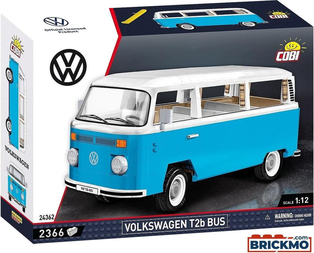 Cobi VW Transporter T2b Bus Scale 1:12 Image du produit 