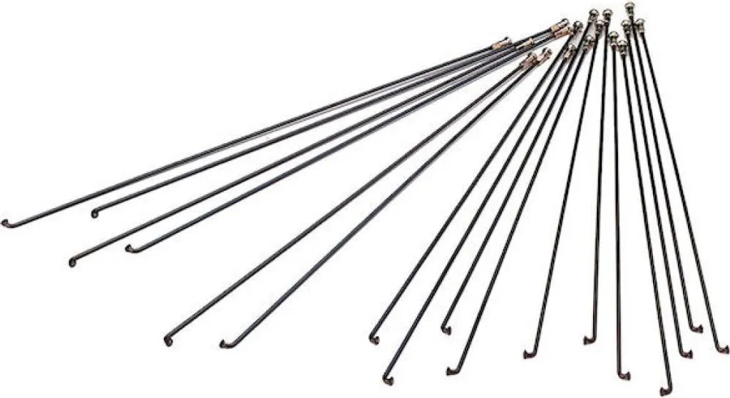 Rayon DT Swiss Champion noir 256 mm pour montage et réparation de roue vélo