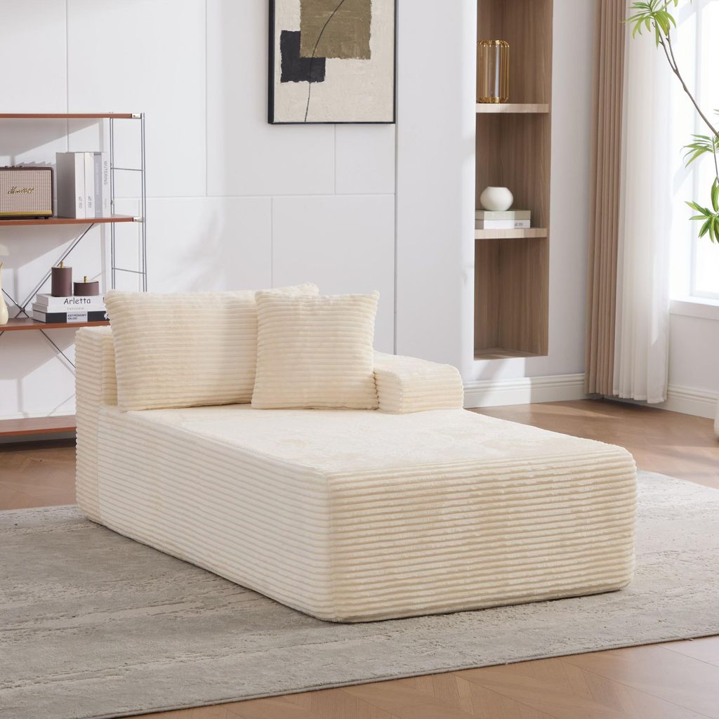 STILVORA Modulares Sofa aus Chenille-Stoff mit 30D hochelastischem Schaumstoff, Kompressionssofa mit rutschfestem Boden, Sofa leicht zu bewegen fü...