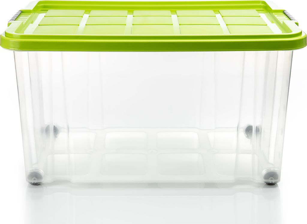 BigDean 4 Stück 60 L Aufbewahrungsbox mit Deckel groß Produktbild 4