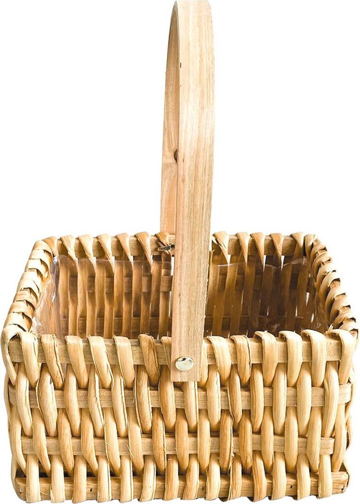 Mehrzweck-Weidenkorb mit Griff, Picknickkorb, leerer Geschenkkorb, Weidenkorb