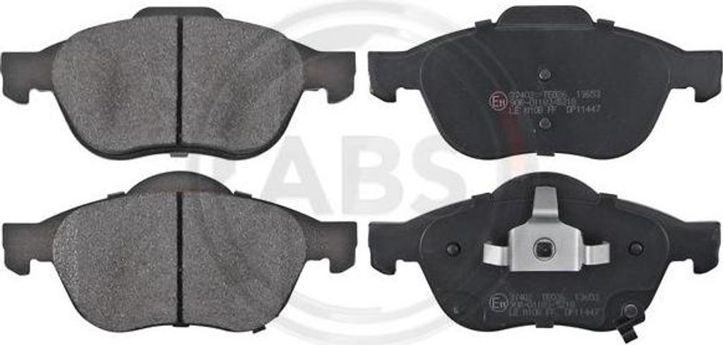 A.B.S. 37402 Bremsbelagsatz, Scheibenbremse OE 0446505050 kompatibel mit Avensis