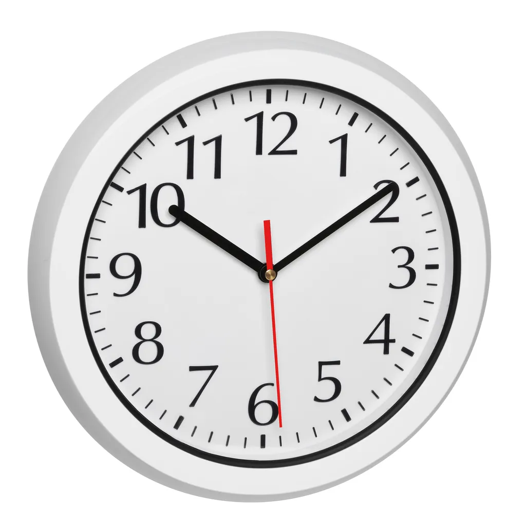 Horloge murale étanche 60.3542.02 : finis les retards en salle de bain