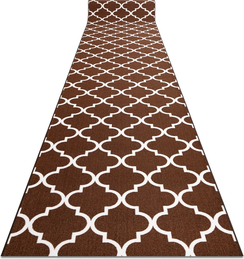 Tapis de couloir anti-glisse marron 57x100 cm évite les chutes et glissades
